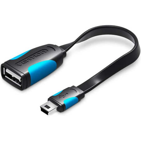 Переходник OTG Vention VAS-A19-B025 MiniUSB-USB 2.0 0,25м