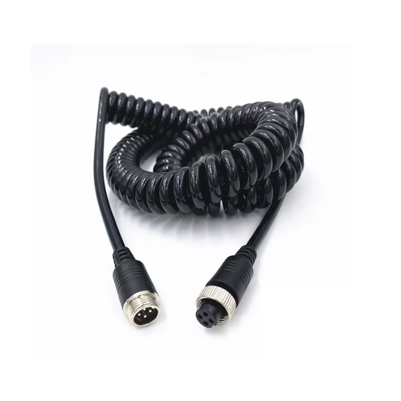 Kabel wideo i zasilający sprężynowy Powermax 4Pin - 4Pin Kabel wideo i zasilający sprężynowy Powermax 4Pin - 4Pin