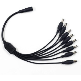 Rozdzielacz kabla zasilającego DC Powermax 1 - 8 kanałów, 5,5x2,1 mm