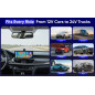 Universalus CarPlay ir Android Auto monitorius automobiliui Powermax su atbulinės eigos kamera Universalus CarPlay ir Android Auto monitorius automobiliui Powermax su atbulinės eigos kamera