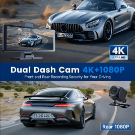 Universalus CarPlay ir Android Auto monitorius automobiliui Powermax su atbulinės eigos kamera