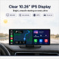 Universalus CarPlay ir Android Auto monitorius automobiliui Powermax su atbulinės eigos kamera Universalus CarPlay ir Android Auto monitorius automobiliui Powermax su atbulinės eigos kamera