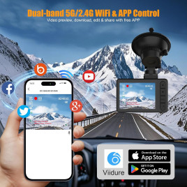 Videosalvesti Powermax A12 4K WIFI, USBC, LCD 2.0 + 64GB microSDXC