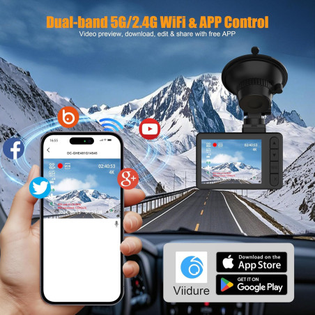 Videosalvesti Powermax A12 4K WIFI, USBC, LCD 2.0 + 64GB microSDXC