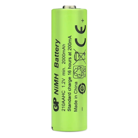 Akumuliatorius GP Battery 210AAH 2000mAh NiMH 1.2V AA