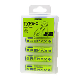 Įkraunama baterija Remax AAA 814mWh / 435mAh USB-C 4vnt.