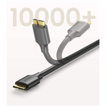 Kabelis UGREEN US130 USB3.0 - microUSB 3.0 1m juodas
