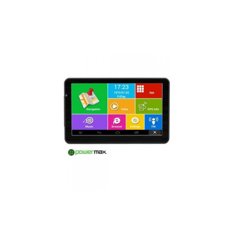 GPS-navigatsioon Powermax PND722 1GB / 16GB / USB-C / 7* tolli