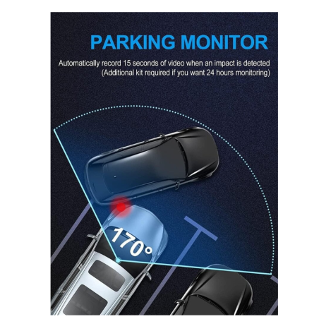 Automobilinis registratorius Q9wifi 1920*1080P / APP