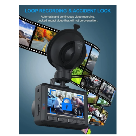 Automobilinis registratorius Q9wifi 1920*1080P / APP / Wifi