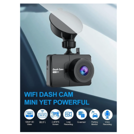 Automobilinis registratorius Q9wifi 1920*1080P / APP / Wifi