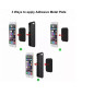 Metalinės plokštelės magnetiniams laikikliams Powermax PHCA01 Metalinės plokštelės magnetiniams laikikliams Powermax PHCA01