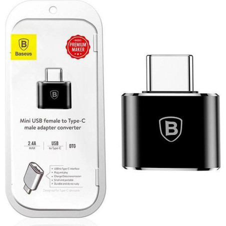 Adapteris Baseus CATOTG-01 USB C spraudnis - USB A ligzda ar OTG funkciju