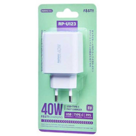 Telefonilaadija Remax RP-U123 40W USB + USBC + USBC