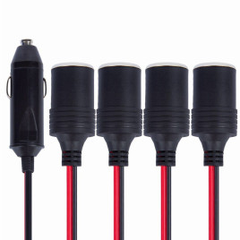 Rozdzielacz gniazda ładowarki samochodowej Powermax 4w1 12V/24V