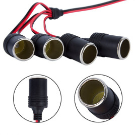 Rozdzielacz gniazda ładowarki samochodowej Powermax 4w1 12V/24V