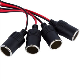 Rozdzielacz gniazda ładowarki samochodowej Powermax 4w1 12V/24V