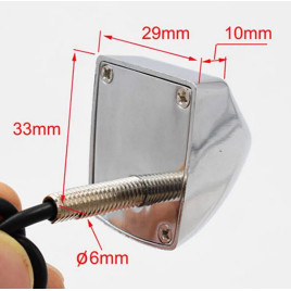 Камера заднего вида ET-686 AHD720P/CVBS, серебристая