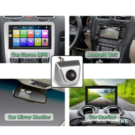 Kamera cofania ET-686 AHD720P/CVBS, srebrna