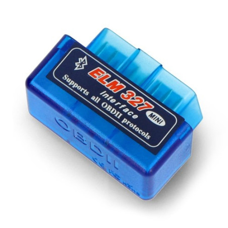 Automobilio diagnostika OBD2 MINI ELM 327 - BT V1.5/25K80 Chip/Dual PCB/skirtas Android