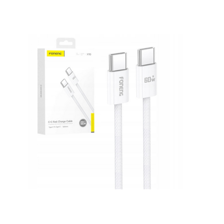Кабель питания Foneng X110 1,2м 60Вт USBC-USBC
