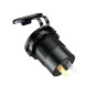 Mountable car charger Powermax DS2032 12-24V USBC USB On/OFF button