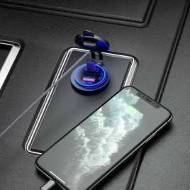 Mountable car charger Powermax DS2032 12-24V USBC USB On/OFF button