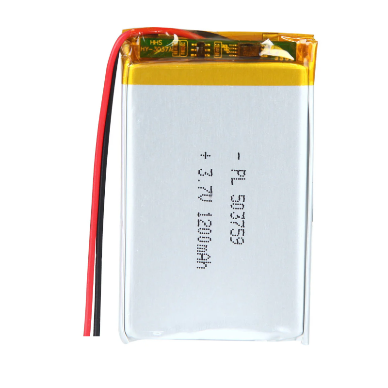 Aku 503759 3.7V 1200mAh 5x37x59mm liitiumpolümeer Aku 503759 3.7V 1200mAh 5x37x59mm liitiumpolümeer