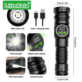 Prožektorius Liitokala LF-1826 COB USB-C