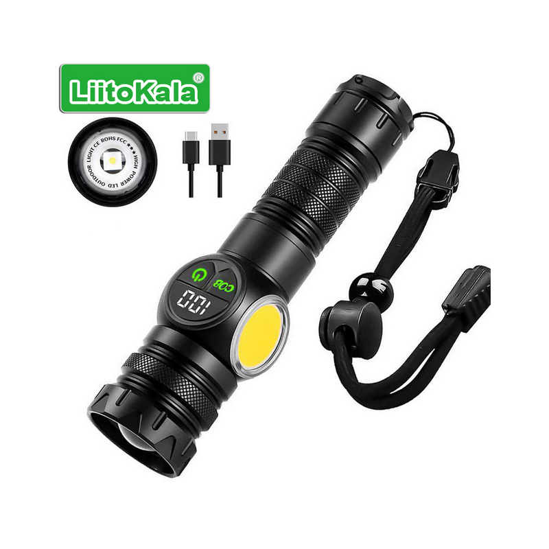 Prožektorius Liitokala LF-1826 COB USB-C Prožektorius Liitokala LF-1826 COB USB-C