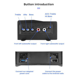 Võimendi Powermax CC-168AB DSP Android autostereo