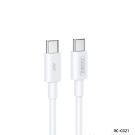 Maitinimo kabelis Remax RC-C021 USB-C USB-C 30W 1m.
