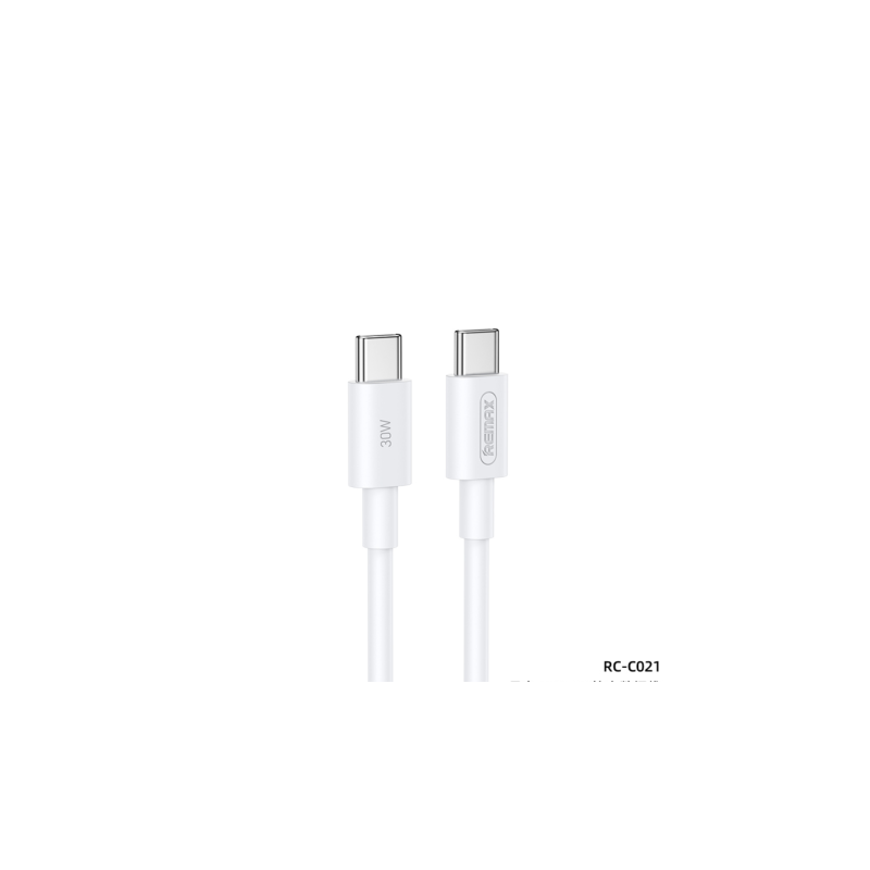 Toitekaabel Remax RC-C021 USB-C USB-C 30W 1m.