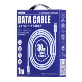 Kabel zasilający Remax RC-C021 USB-C USB-C 30W 1m.