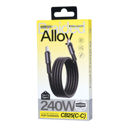 Charging Cable Remax CB25 ​​240W USB-C to USB-C 1.2m