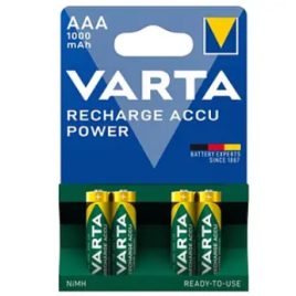 Varta Recharge Accu Power 1000mAh AAA 1.2V 4tk