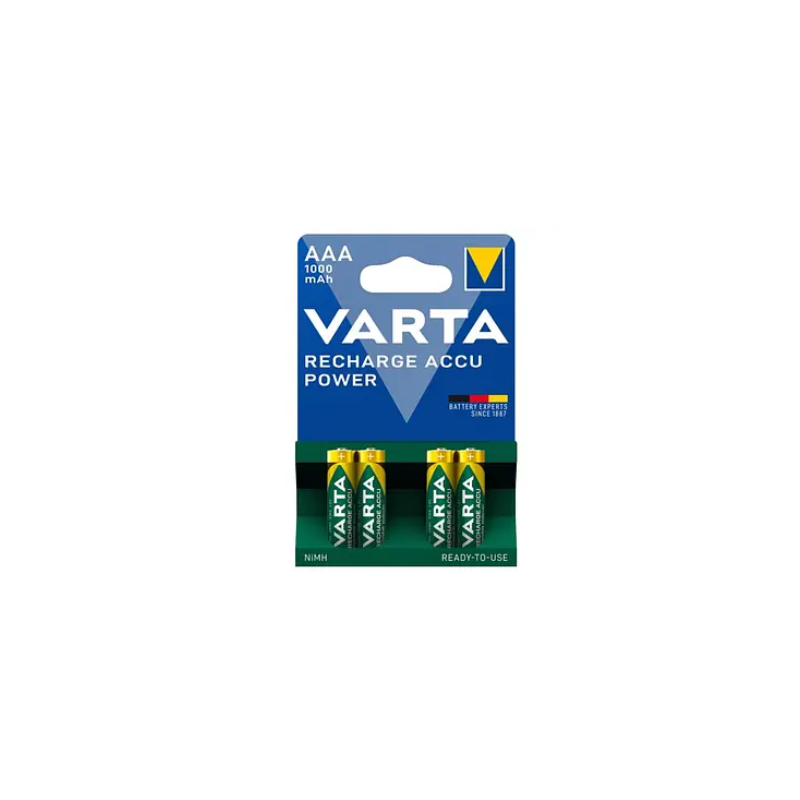 Varta Recharge Accu Power 1000mAh AAA 1.2V 4tk