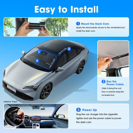 Registratorius DDPAI Mini Pro 2K 2560x1440P