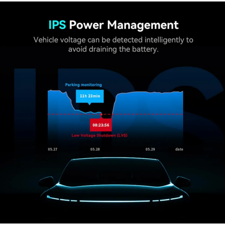 Maitinimo kabelis DDPAI DC003 OBD Intelligent Hardwire Kit