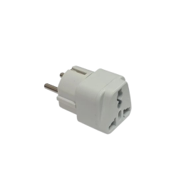Adapteris Powermax AC/AC UK/USA/IT/CH lizdas - EURO kištukas