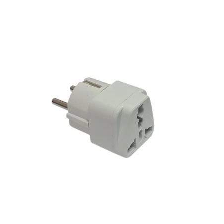 Adapteris Powermax AC/AC UK/USA/IT/CH lizdas - EURO kištukas