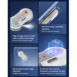 Window cleaning robot Artdog S8 / Tuya app / 7cm / Smart water spray