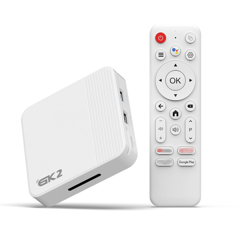 Smart TV Box GK2 2GB RAM / 16GB ROM Android TV 14 Smart TV Box GK2 2GB RAM / 16GB ROM Android TV 14