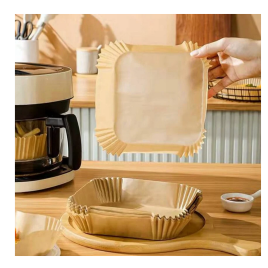 Papier do pieczenia do frytkownicy powietrznej Powermax SQ20, kwadratowy, 100 szt.