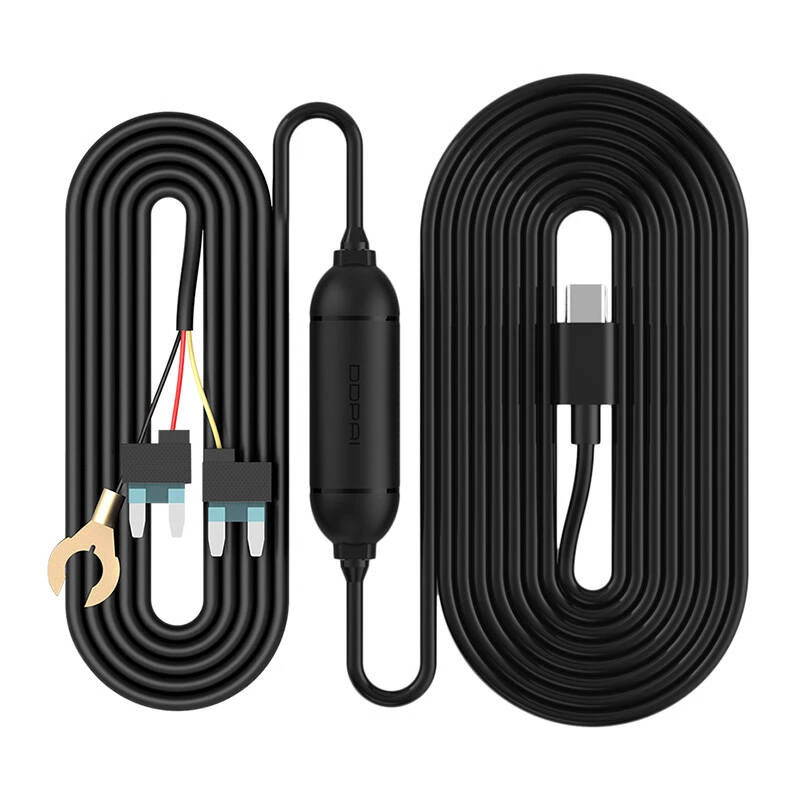 Toitekaabel DDPAI A-HC12 kaitsmekarbist USB-C-sse