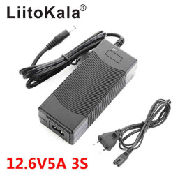 Maitinimo šaltinis LiitoKala 3S 12.6V 5A 5.5x2.1mm
