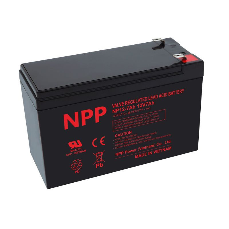 Aku NPP NP12-7Ah 12V 7Ah AGM