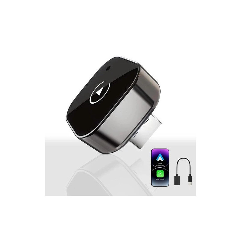 Belaidis CarPlay ir Android Auto adapteris Powermax 2-1 Belaidis CarPlay ir Android Auto adapteris Powermax 2-1