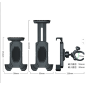 Bicycle, motorcycle mobile phone holder Powermax 360° for 4-7.2 inch devices Bicycle, motorcycle mobile phone holder Powermax 360° for 4-7.2 inch devices